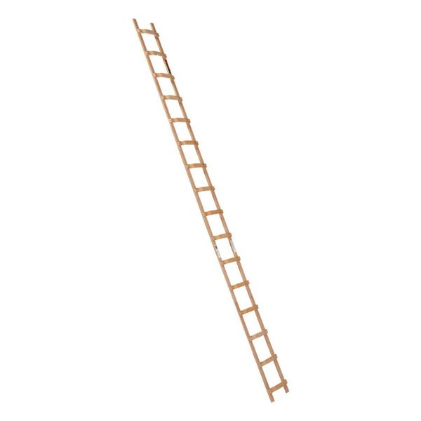 Holz-Dachdeckerauflegeleiter, 8 Sprossen Holz-Dachdeckerauflegeleiter, 8 Sprossen