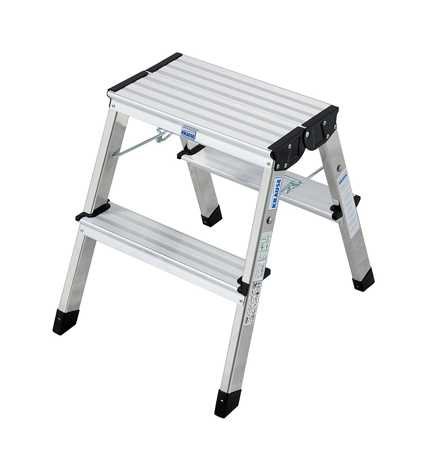 MONTO Doppel-Klapptritt Treppy 2x2 Sprossen/Stufen