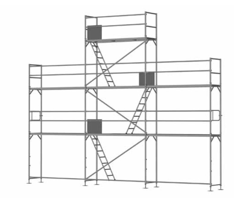 Giebelgerüst mini - 3,0 m Felder