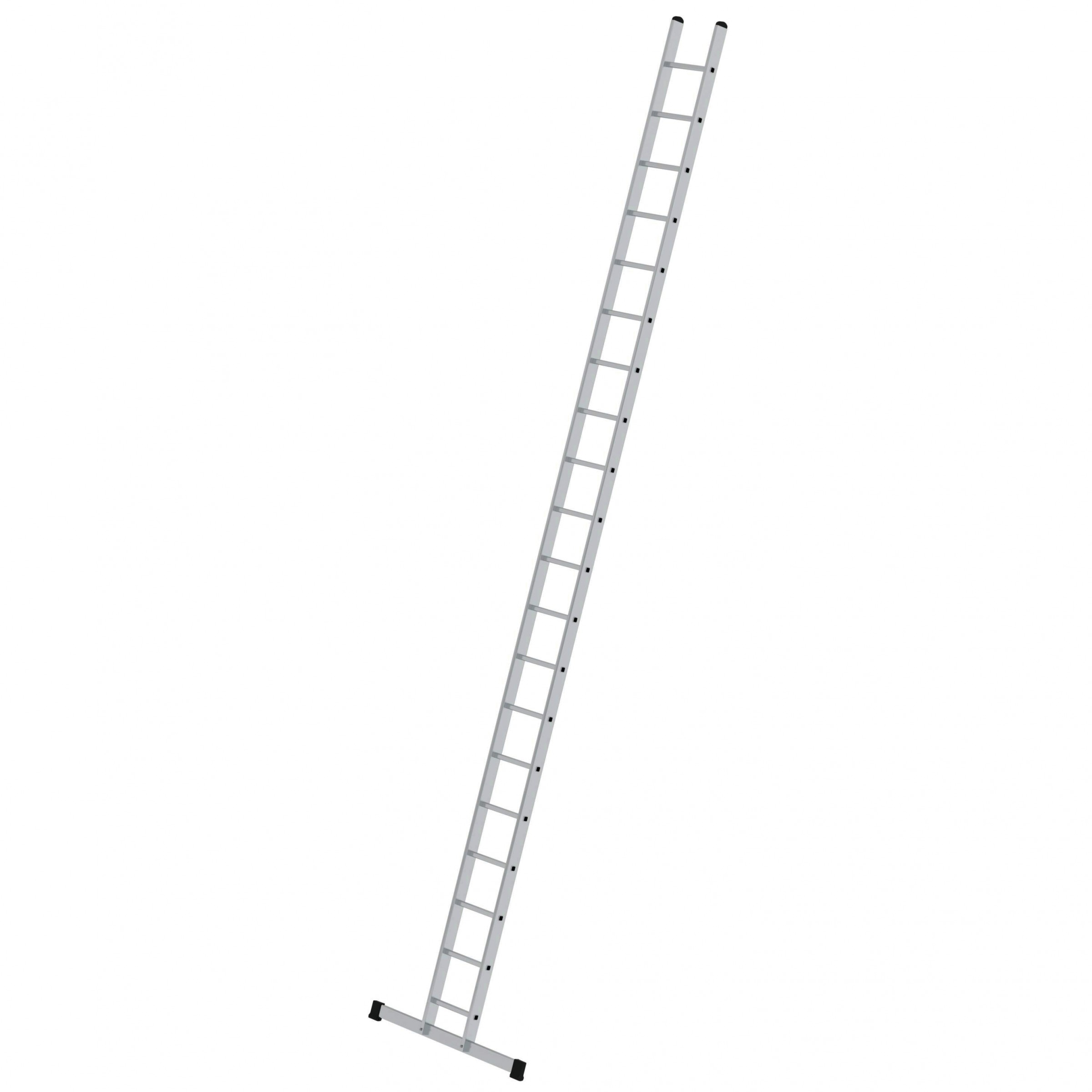 Sprossen-Anlegeleiter, mit Standardtraverse, 12 Sprossen Sprossen-Anlegeleiter, mit Standardtraverse, 12 Sprossen