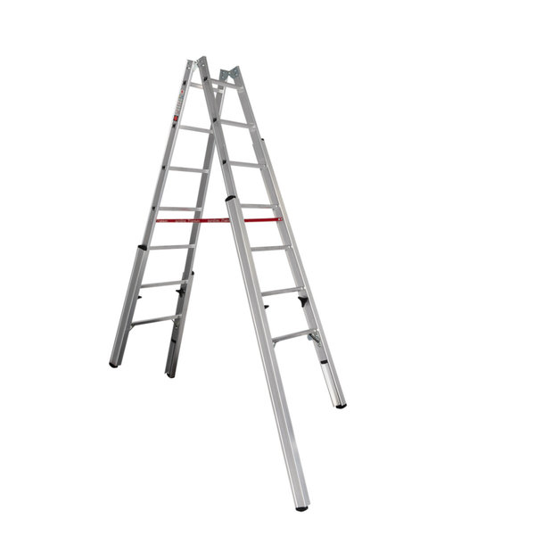 PREMIUM line Alu-Treppenstehleiter, 2 x 5 Sprossen