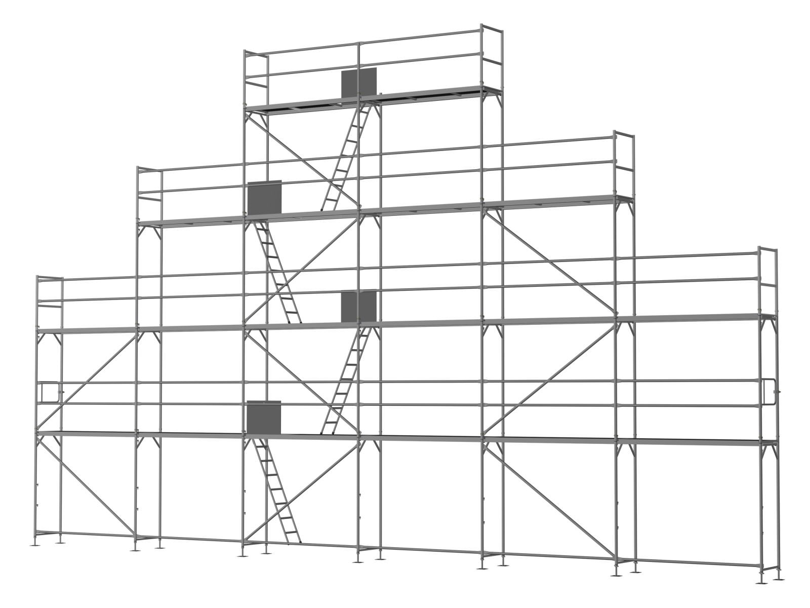 Ernst Giebelgerüst maxi - 2,5 m Felder FA250-G4A18 Giebelgerüst maxi - 2,5 m Felder
