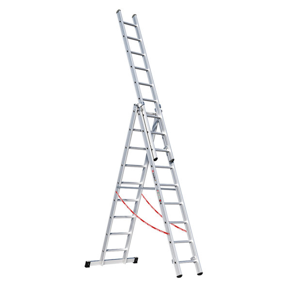 PREMIUM line Alu-Mehrzweckleiter, 3-teilig, 3 x 9 Sprossen