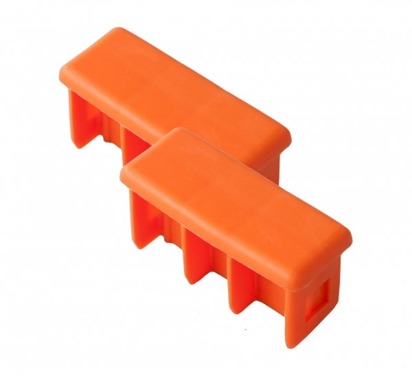 Kopfstopfen (Paar), orange – Holm 97x25 Kopfstopfen (Paar), orange – Holm 97x25