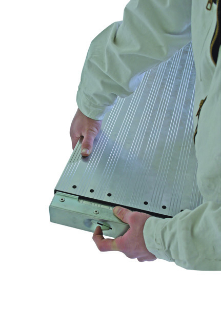 Alu-Diele Alu-Teleskop-Bohle - kurz