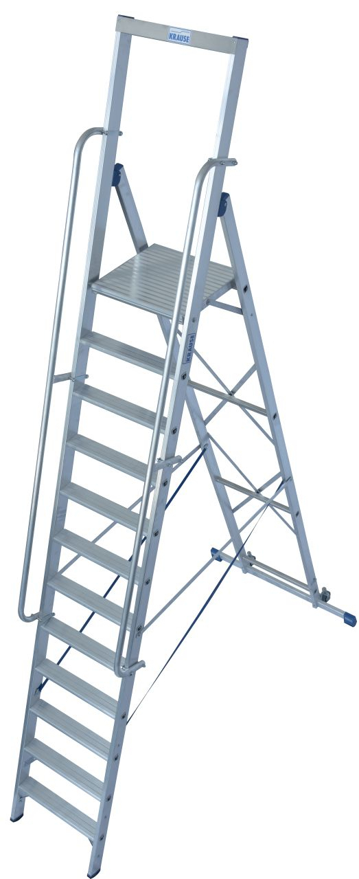 STABILO Stufen-Stehleiter mit großer Standplattform 4 Stufen