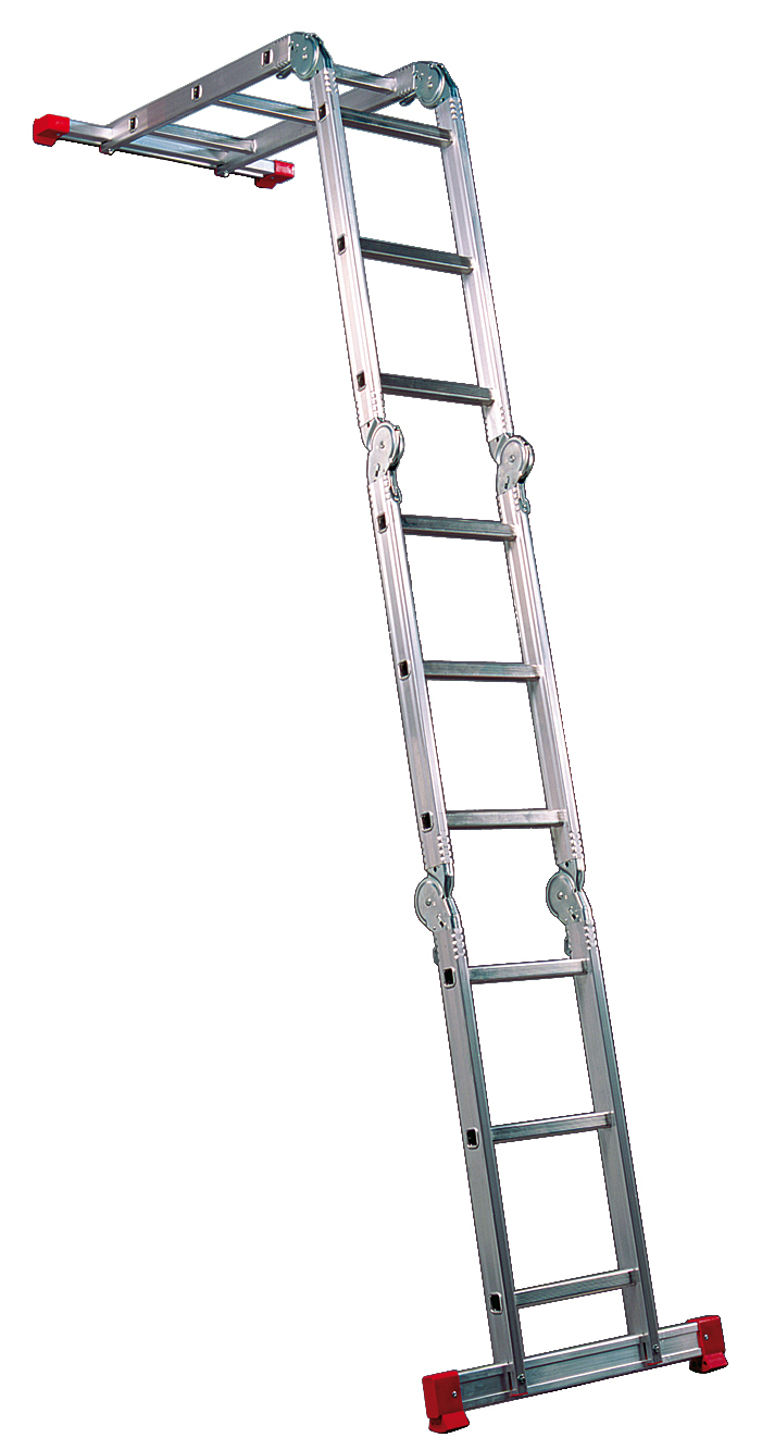 Vielzweck-Gelenkleiter "Hobby Sei" S300 - 4x3 Sprossen Vielzweck-Gelenkleiter "Hobby Sei" S300 - 4x3 Sprossen