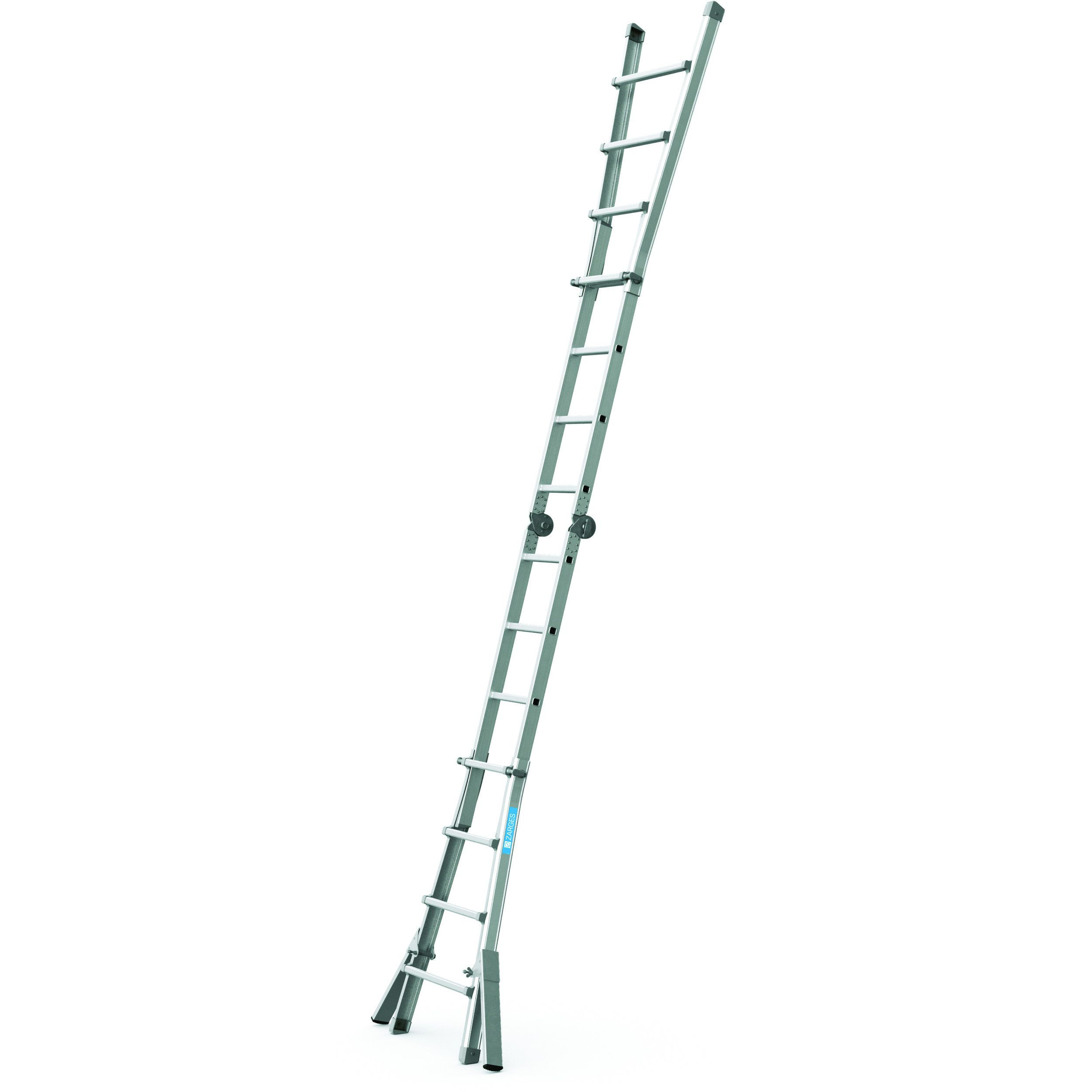 Variomax V, Gebördelte Teleskop-Mehrzweckleiter, 4-teilig Variomax V, Gebördelte Teleskop-Mehrzweckleiter, 4-teilig, 4x3 Sprossen