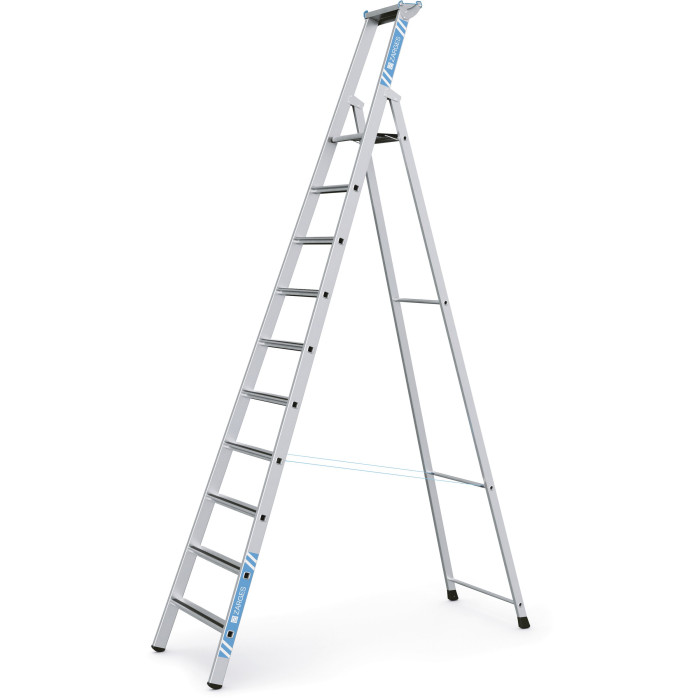 Saferstep S, Gebördelte Stufen-Stehleiter, 3 Stufen einschl. Plattform