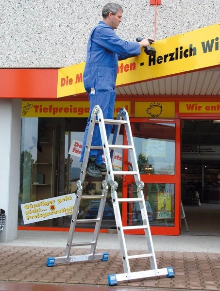 Sprossen-Gelenk-Universalleiter Stabilo Gelenk-Universalleiter 4 x 3 Sprossen