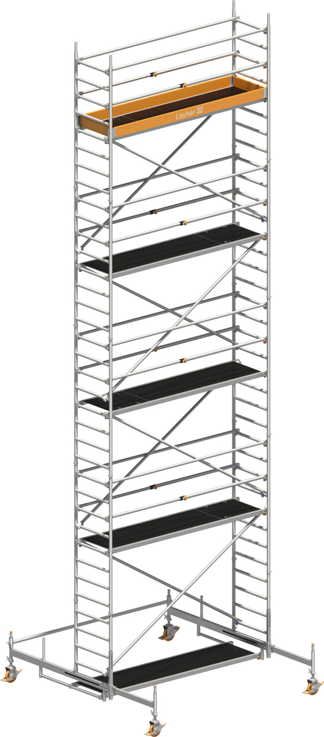 Uni Standard P2 mit Uni Telegeländer, Standhöhe 11,38 m