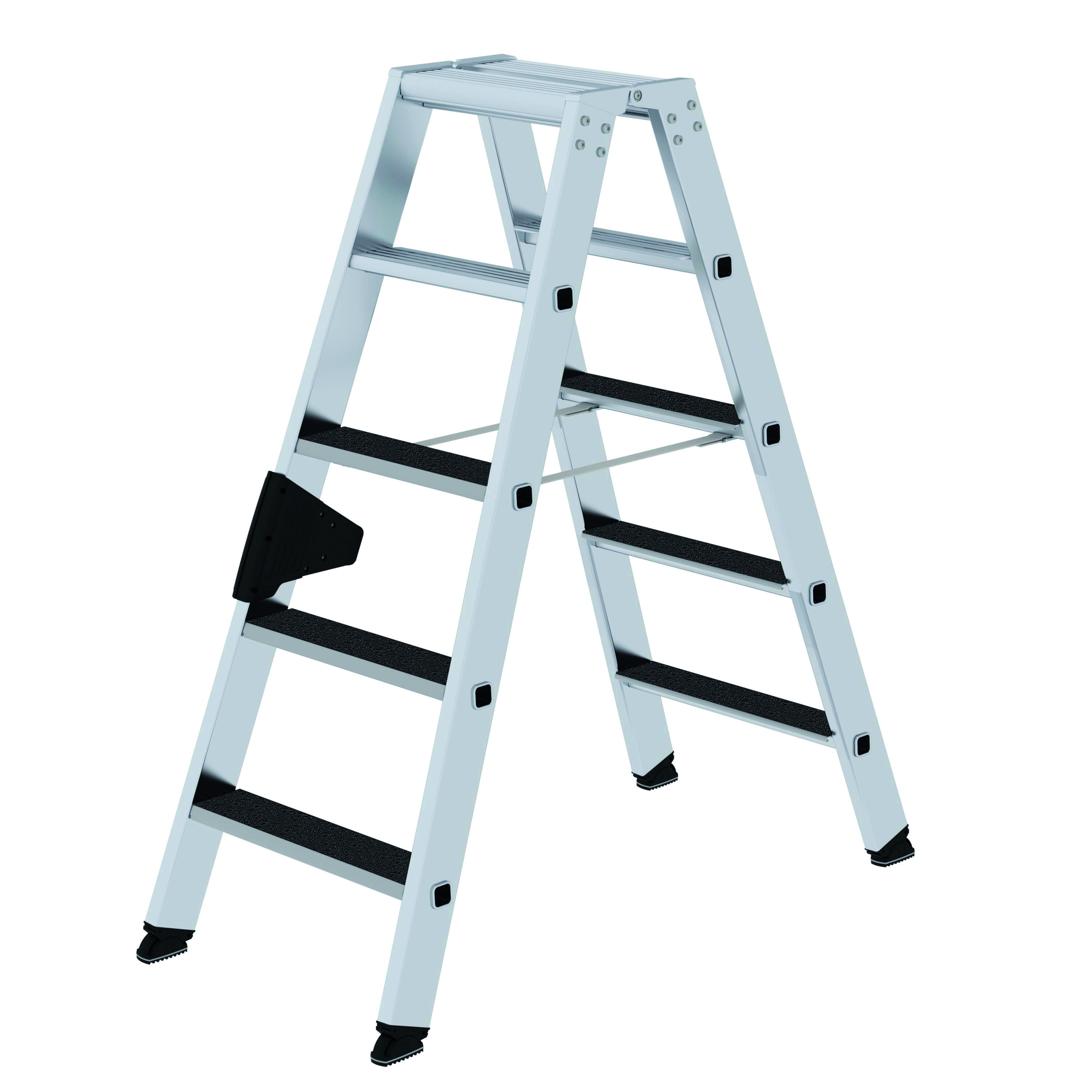 Stehleiter beidseitig begehbar mit clip-step R13, 7 Stufen 2x 5 Stufen Stufen-Stehleiter beidseitig begehbar mit clip-step R13, 2 x 8 Stufen