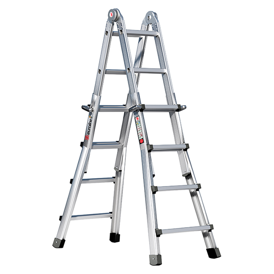 PREMIUM line Alu-Vario-Klappleiter 4 x 3 Sprossen