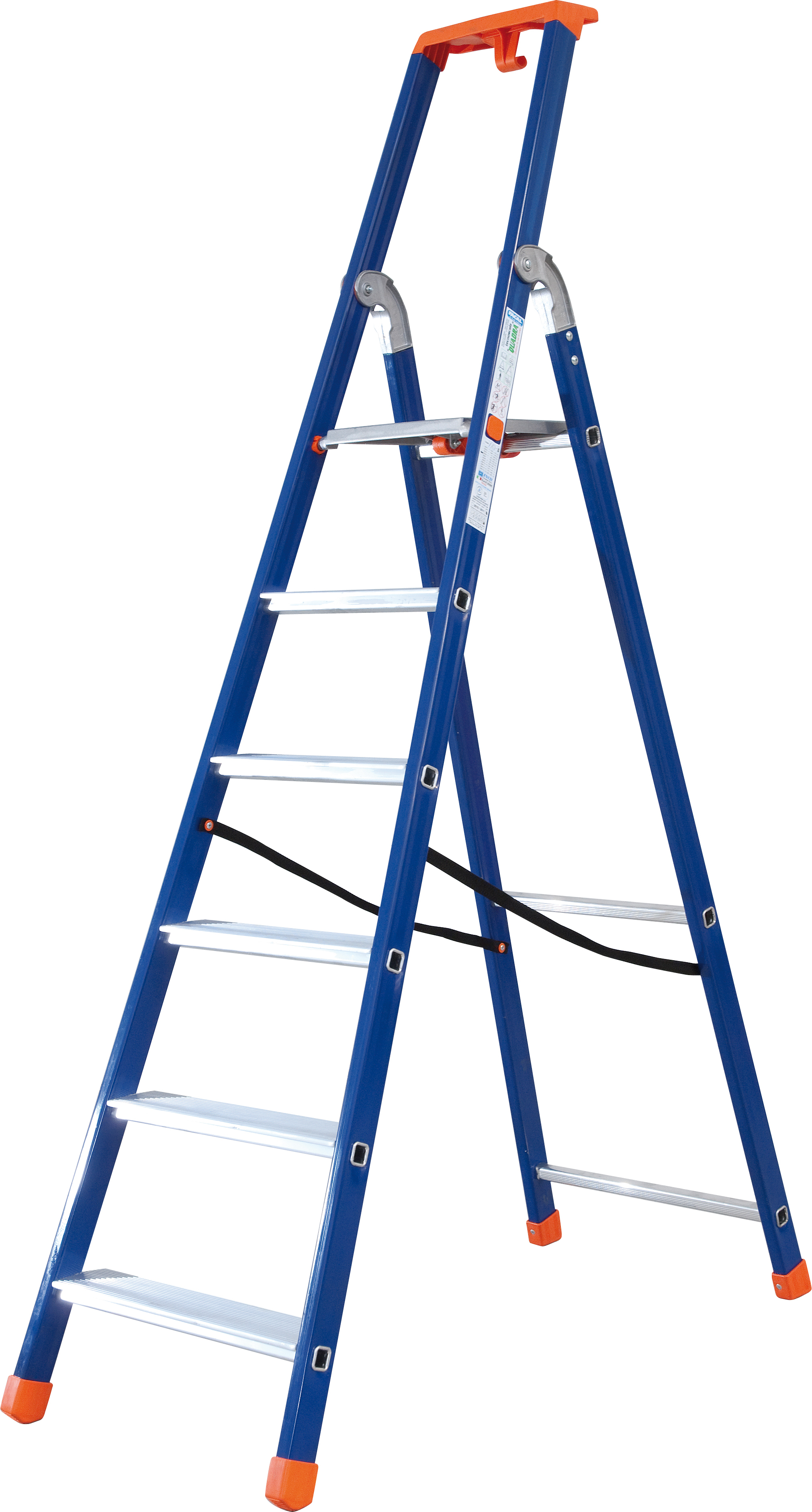 Stufenstehleiter "Quadra Picta" S300 - 7 Stufen