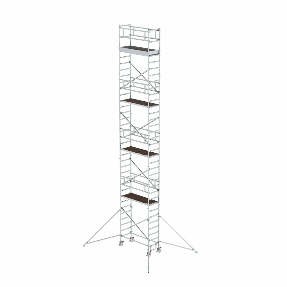 Aluminium-Rollgerüst mit Ausleger, Standhöhe 3,07 m