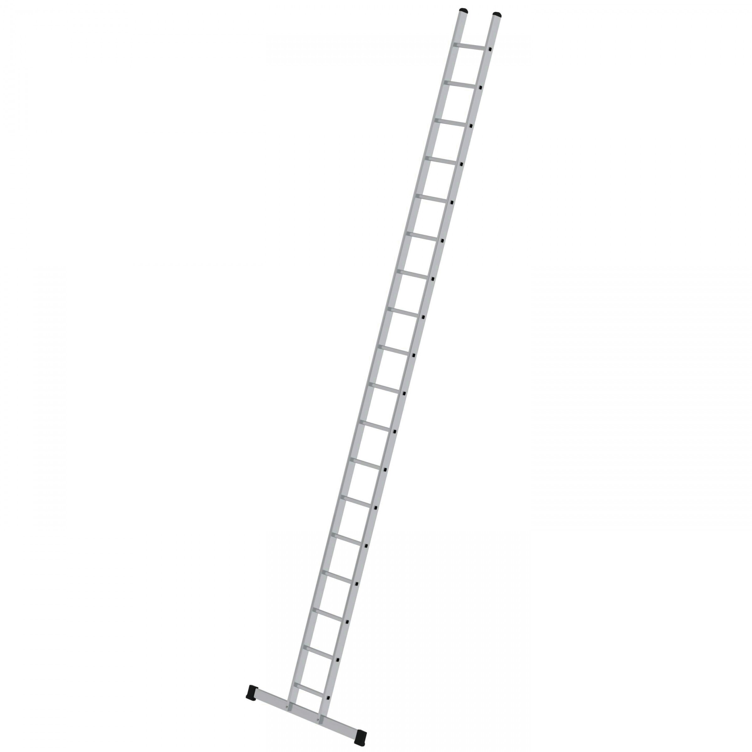 Sprossen-Anlegeleiter, mit Standardtraverse, 12 Sprossen Sprossen-Anlegeleiter, mit Standardtraverse, 12 Sprossen