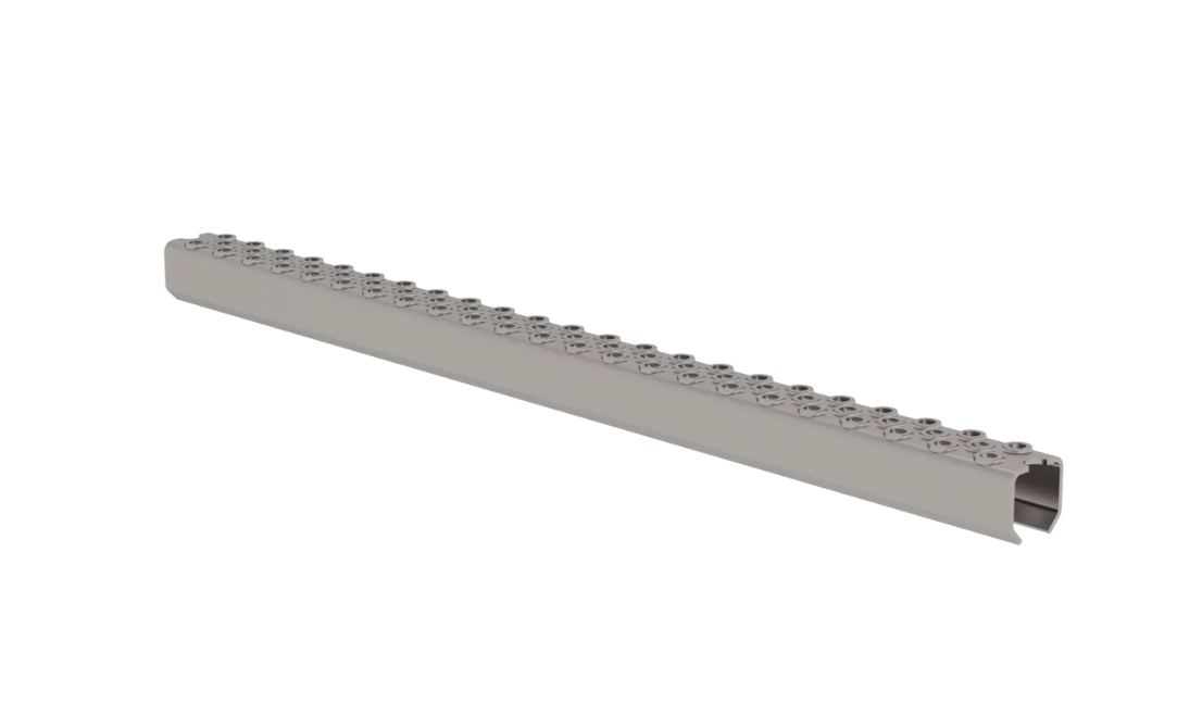 Lochsprosse stahl blank - Länge 470 mm