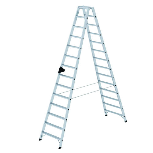 Stufen-Stehleiter, beidseitig begehbar, 2x3 Stufen Stufen-Stehleiter, beidseitig begehbar, 2x3 Stufen