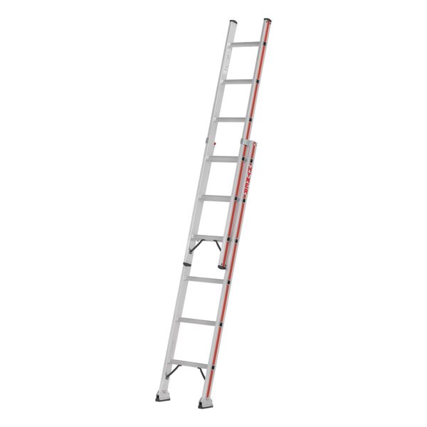 Schiebeleiter, zweiteilig - 2x6 Sprossen