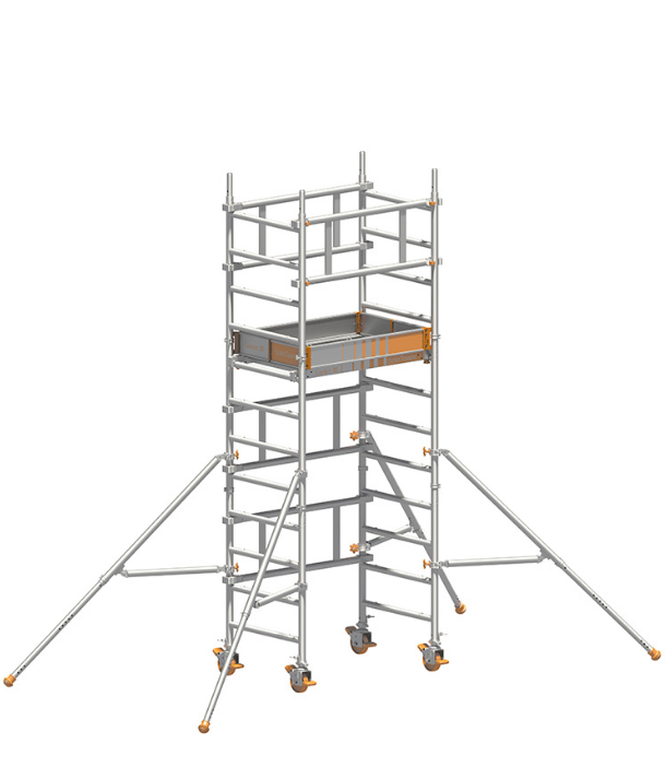 SoloTower Aufbau 3-T-Methode - Arbeitshöhe 4,15 m