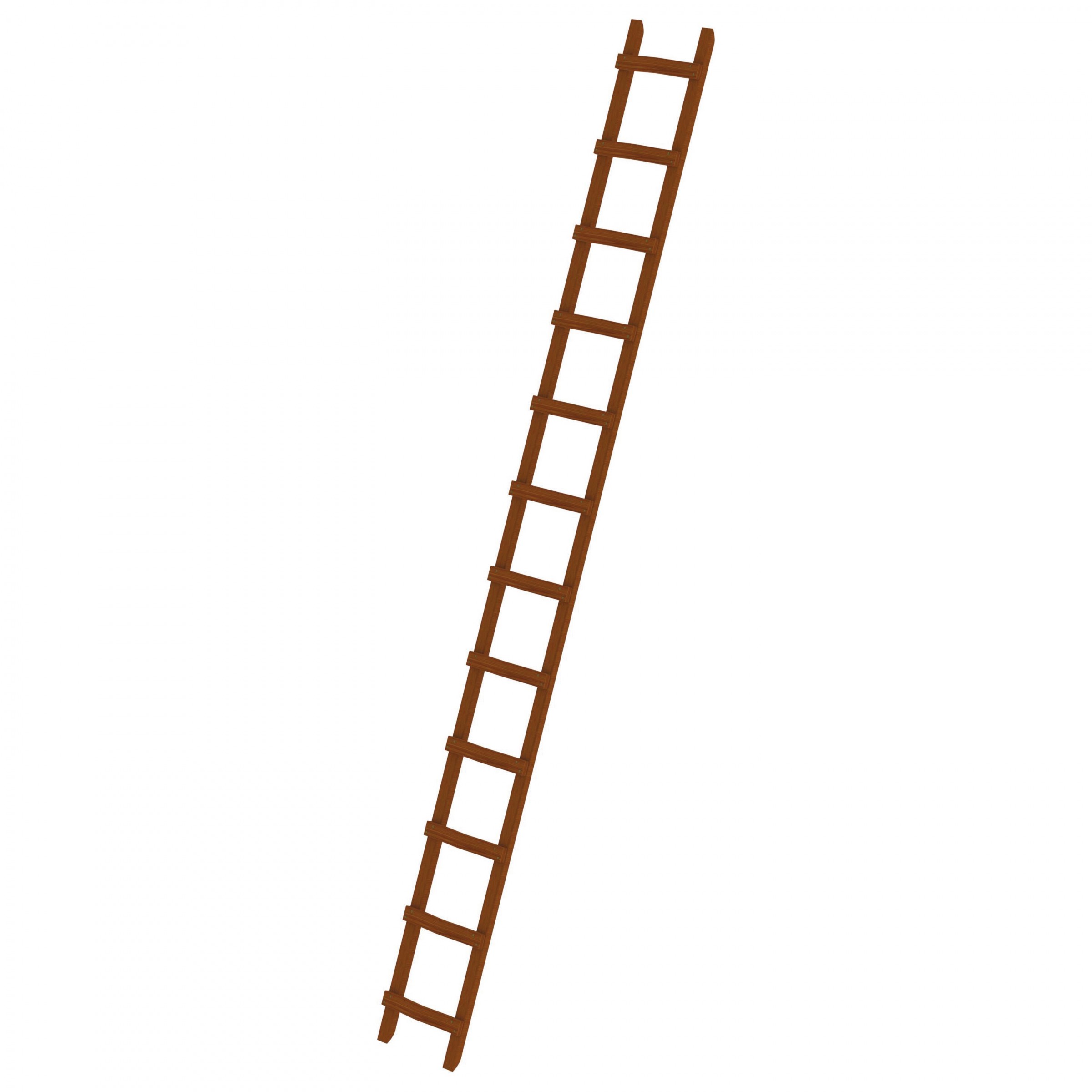 Dachdecker-Auflegeleiter aus Holz 10 Sprossen Dachdecker-Auflegeleiter aus Holz 10 Sprossen