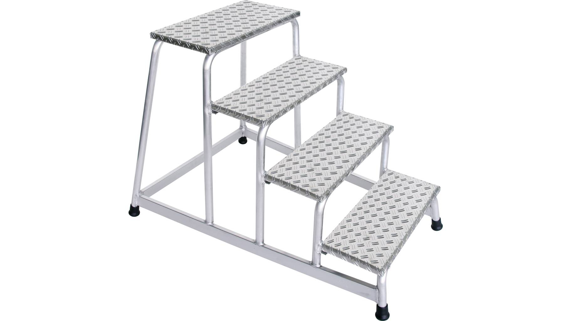 Aluminium-Arbeitspodest starr , 4 Stufen Aluminium-Arbeitspodest, starr, 1 Stufe