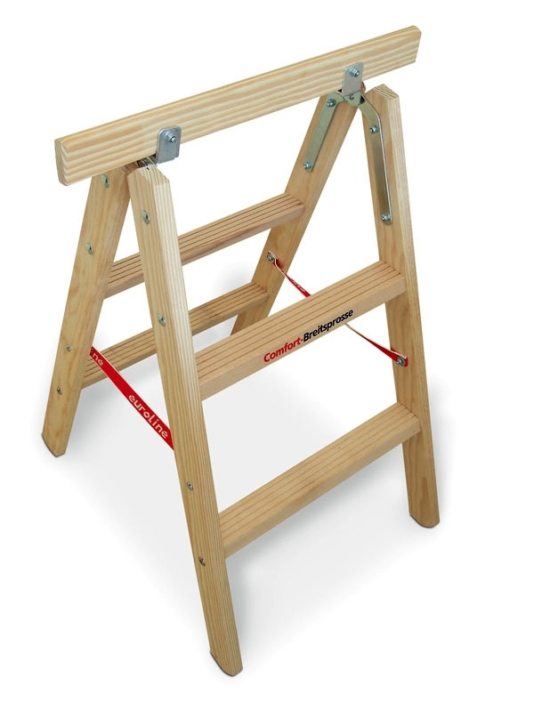 Holz-Tapezierbock mit Comfort-Breitsprosse