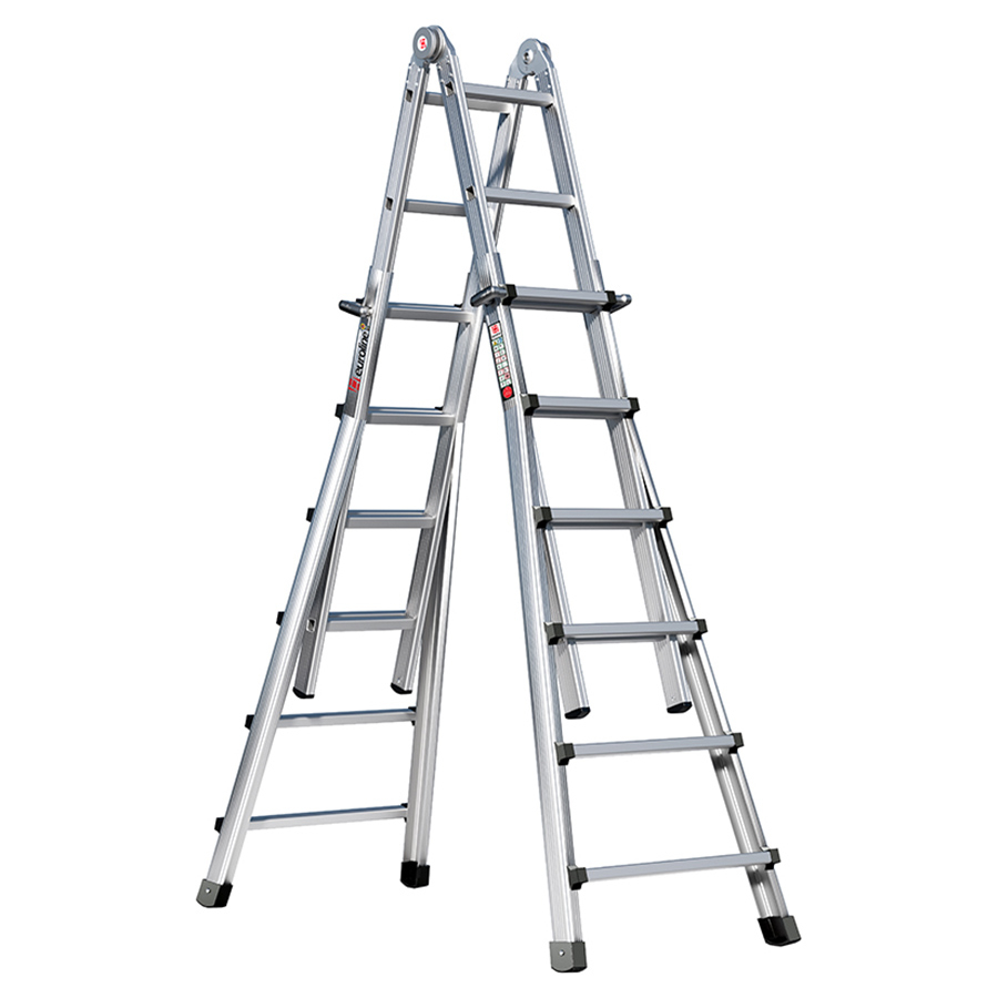 PREMIUM line Alu-Vario-Klappleiter 4 x 3 Sprossen