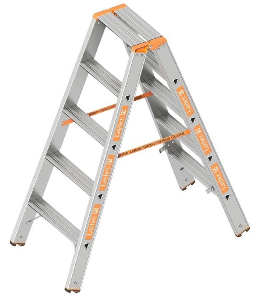 Stufenstehleiter TOPIC 1043 - 2x3 Stufen