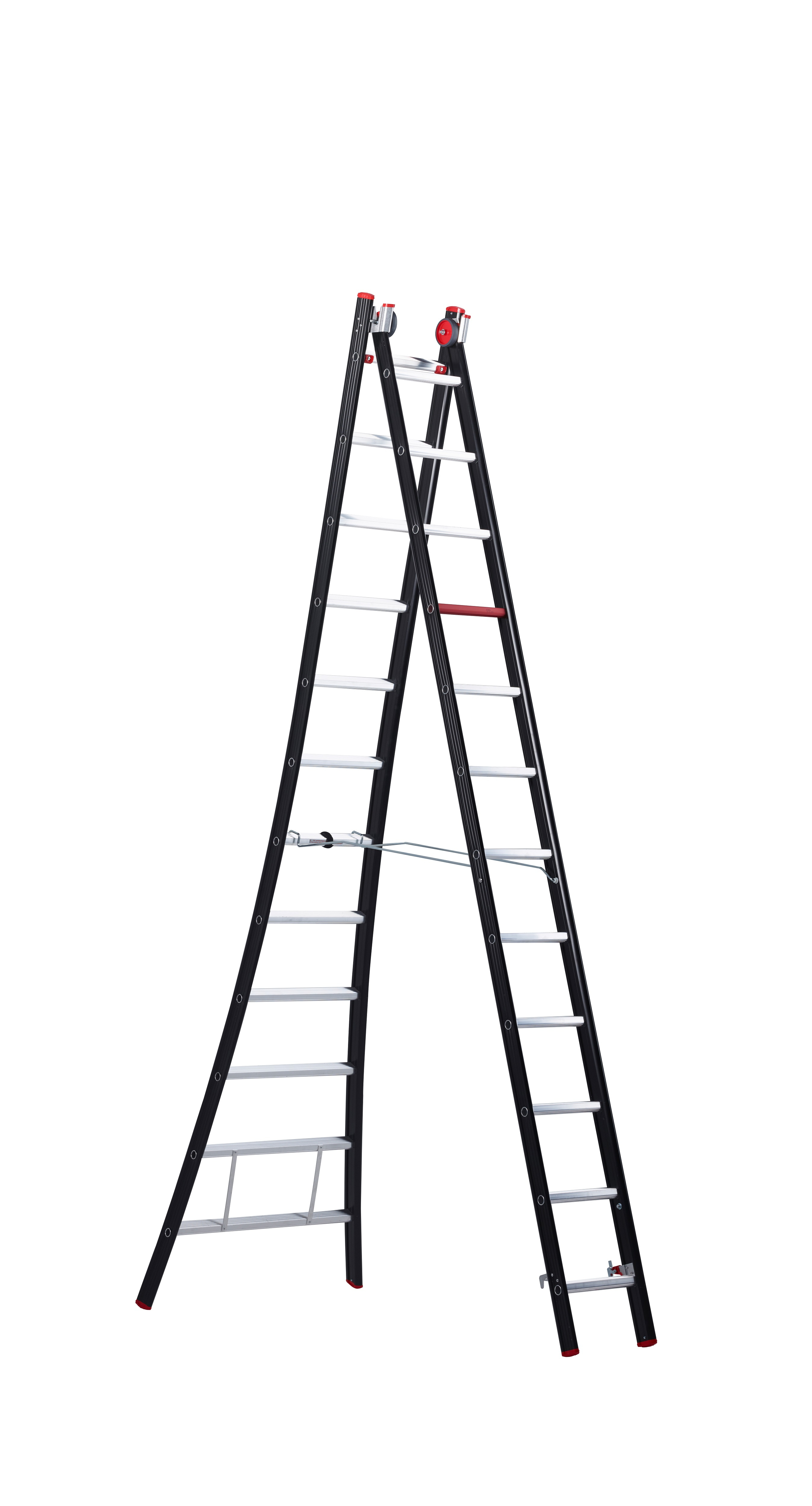 Nevada Mehrzweckleiter zweiteilig 2x12 Nevada Mehrzweckleiter, 2 x 8 Sprossen