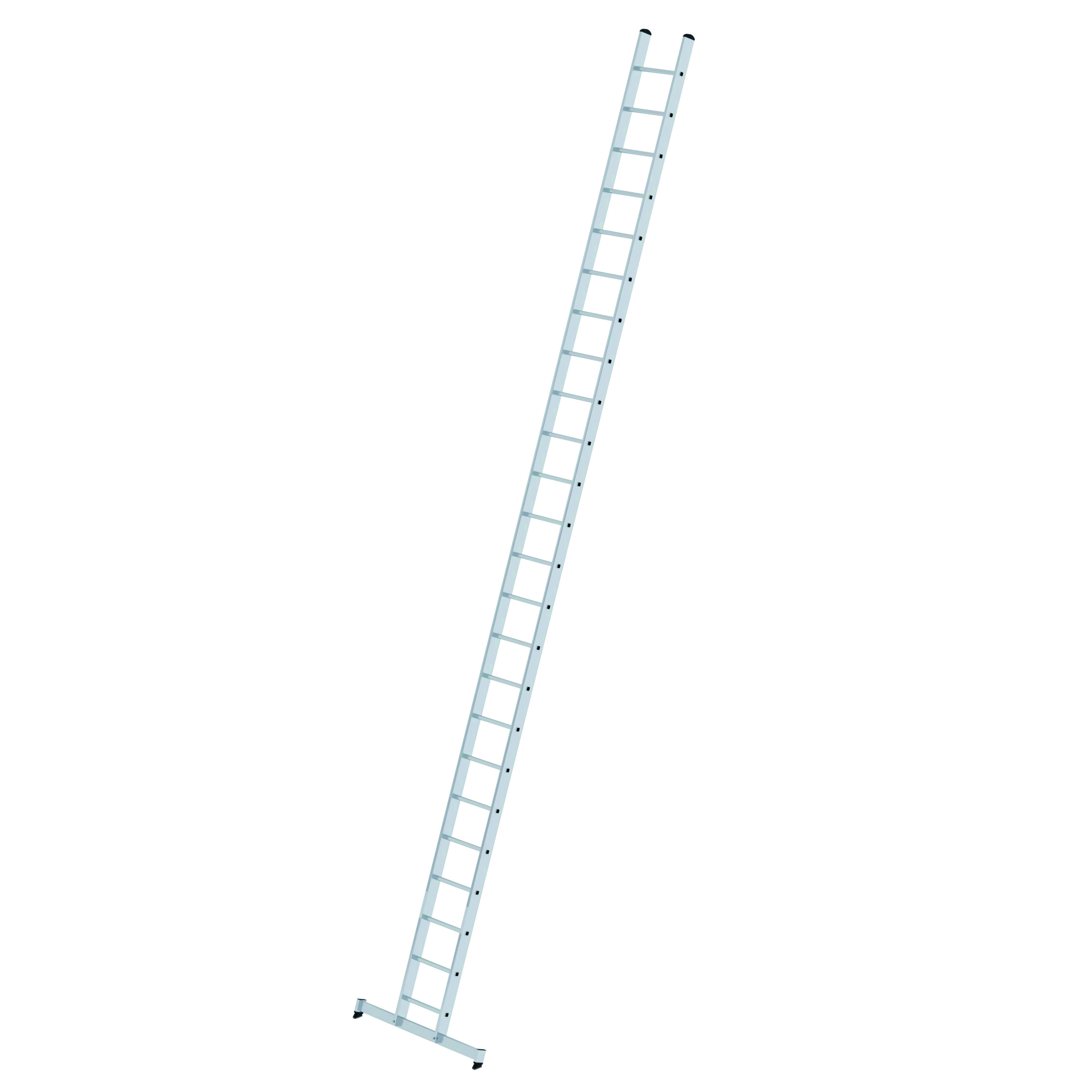 Sprossen-Anlegeleiter mit nivello®-Traverse, 24 Sprossen Sprossen-Anlegeleiter mit nivello®-Traverse - 6 Sprossen