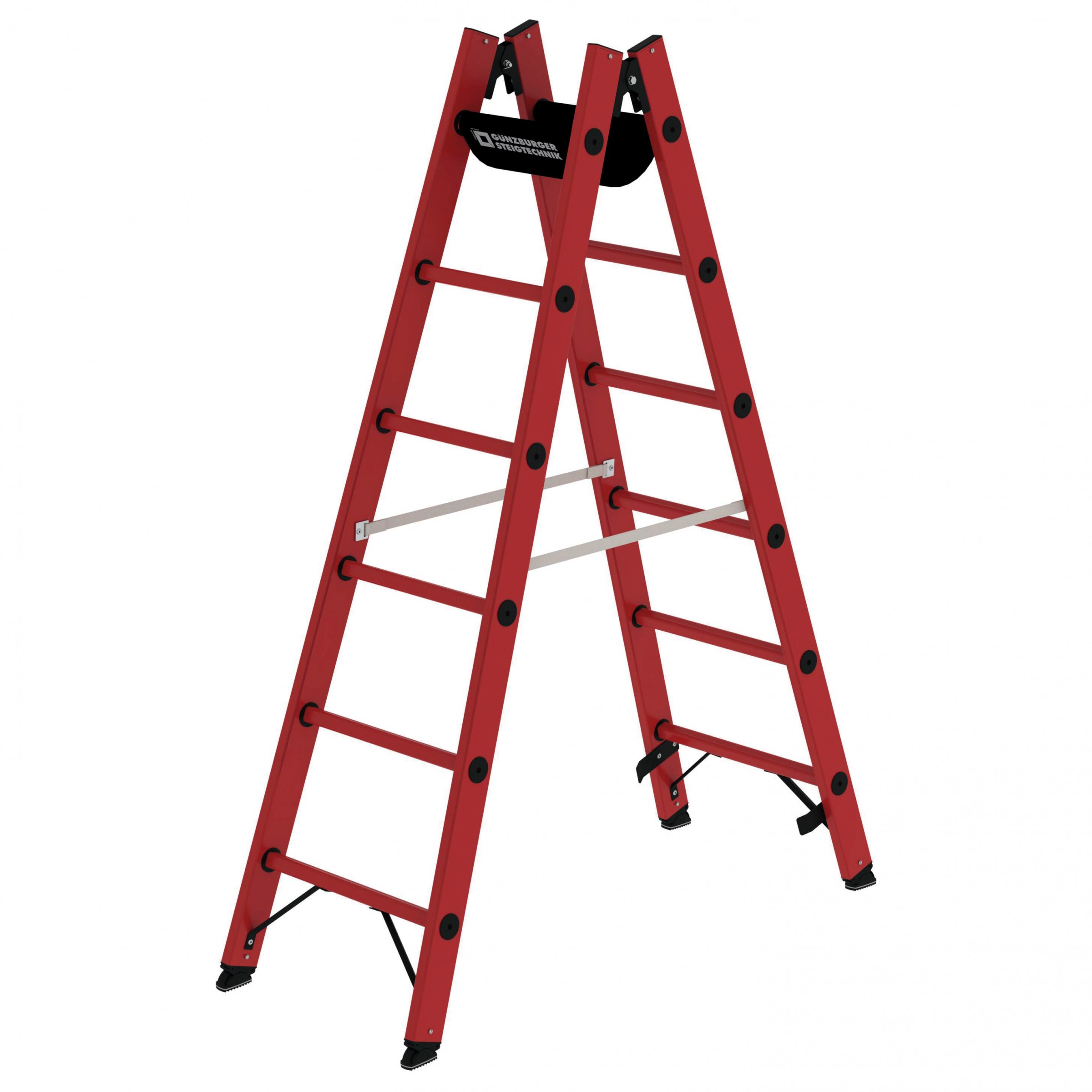 Vollkunststoff-Sprossen- Stehleiter 2x4 Sprossen Vollkunststoff-Sprossen- Stehleiter 2x4 Sprossen