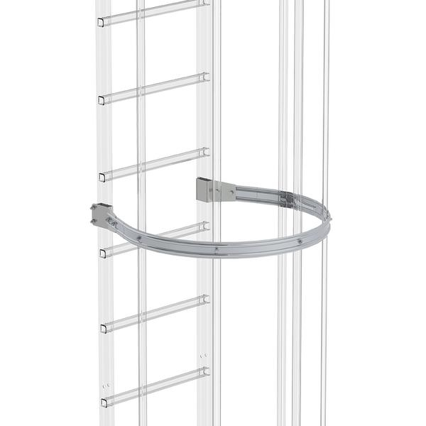 Rückenschutzbügel Durchmesser 700 mm, Aluminium eloxiert