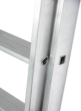 Stabilo Professional Schiebeleiter +S Stabilo Professional Schiebeleiter +S, 2x9 Stufen/Sprossen