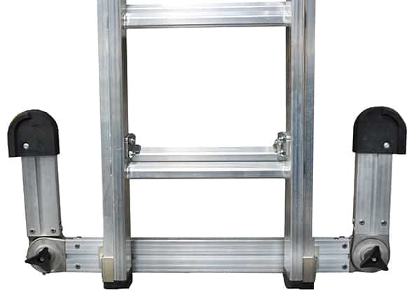 PREMIUM line Alu-Schiebeleiter, 2-teilig mit Vario - Traverse, 2 x 12 Sprossen