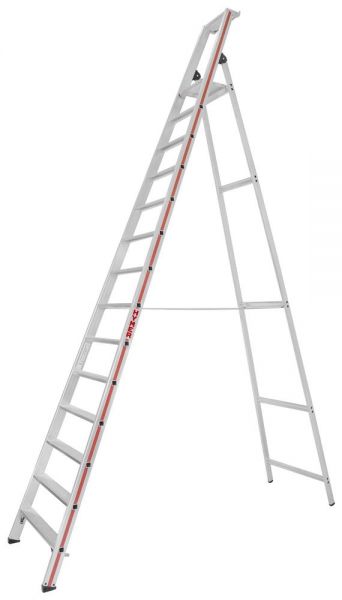Stufenstehleiter mit Plattform, einseitig begehbar - 7 Stufen
