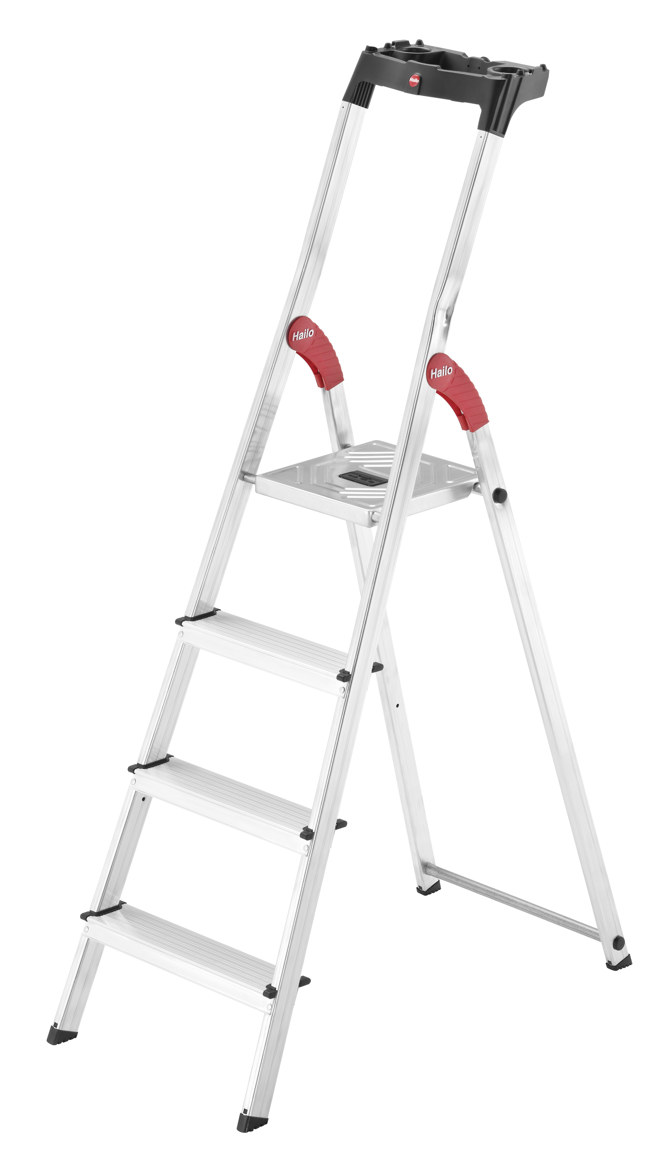 L60 StandardLine Aluminium-Haushaltsleiter - 4 Sprossen