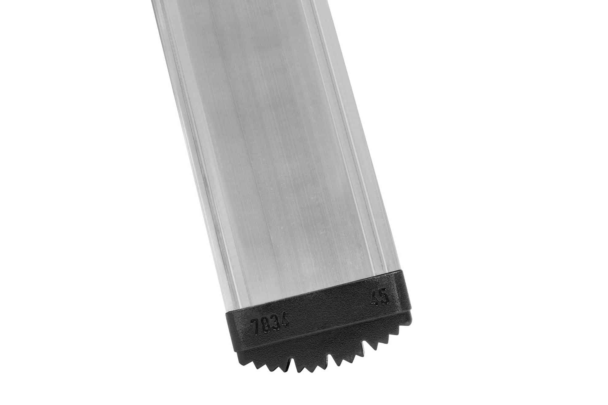 Stufenstehleiter mit Plattform und Rollen, einseitig begehbar - 6 Stufen