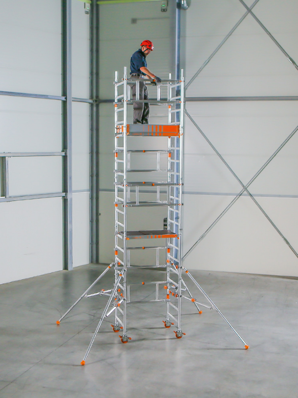 SoloTower Aufbau 3-T-Methode SoloTower, Arbeitshöhe 4,15 m