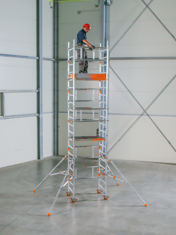 SoloTower Aufbau 3-T-Methode - Arbeitshöhe 6,15 m