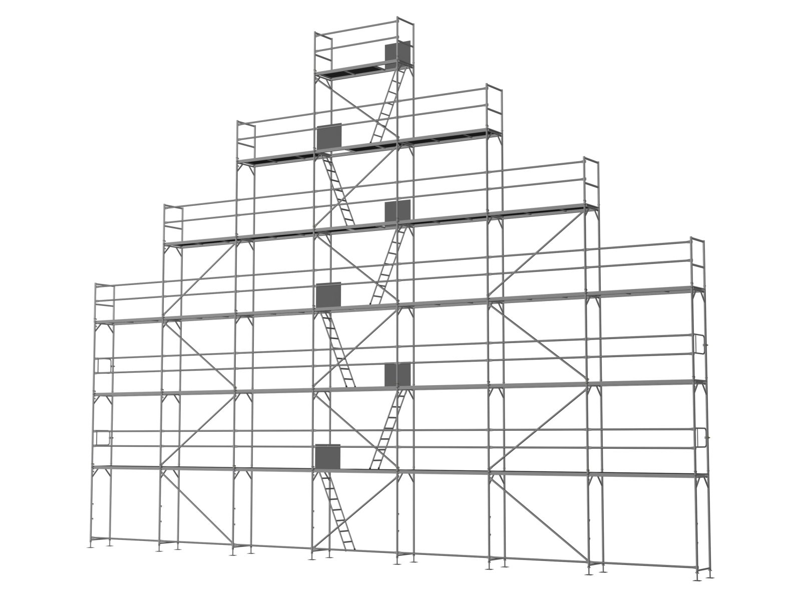 Giebelgerüst maxi xtra - 2,5 m Felder