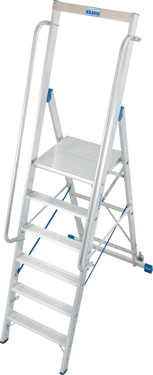 STABILO Stufen-Stehleiter mit großer Standplattform 6 Stufen
