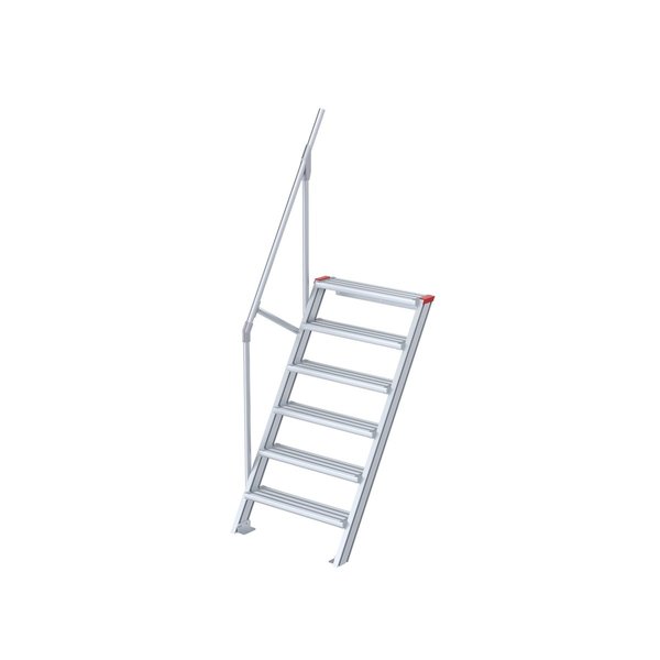 Euroline 60° Treppe , 1000 mm Stufenbreite, 4 Stufen