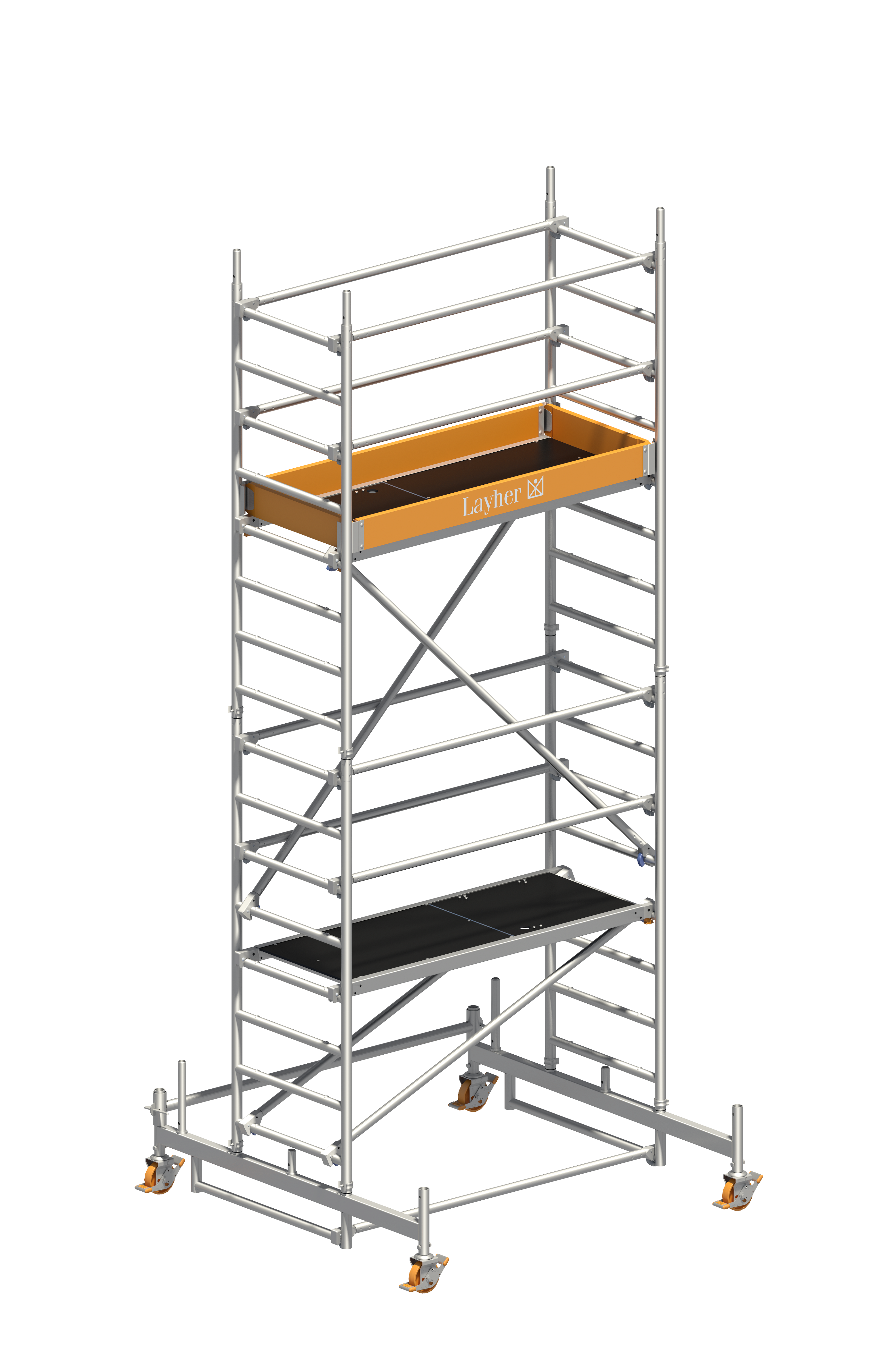 Uni Leicht P2, AH 5,26 m Uni Leicht P2, Arbeitshöhe 3,11 m