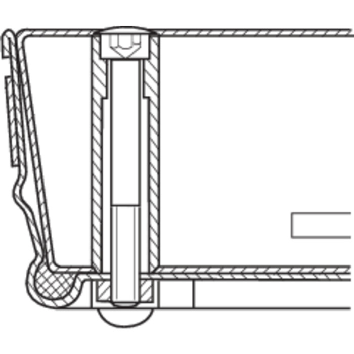 Schachtabdeckung aus Stahl, lichtes Schachtmaß 800 x 600 mm, verzinkt mit Wanne