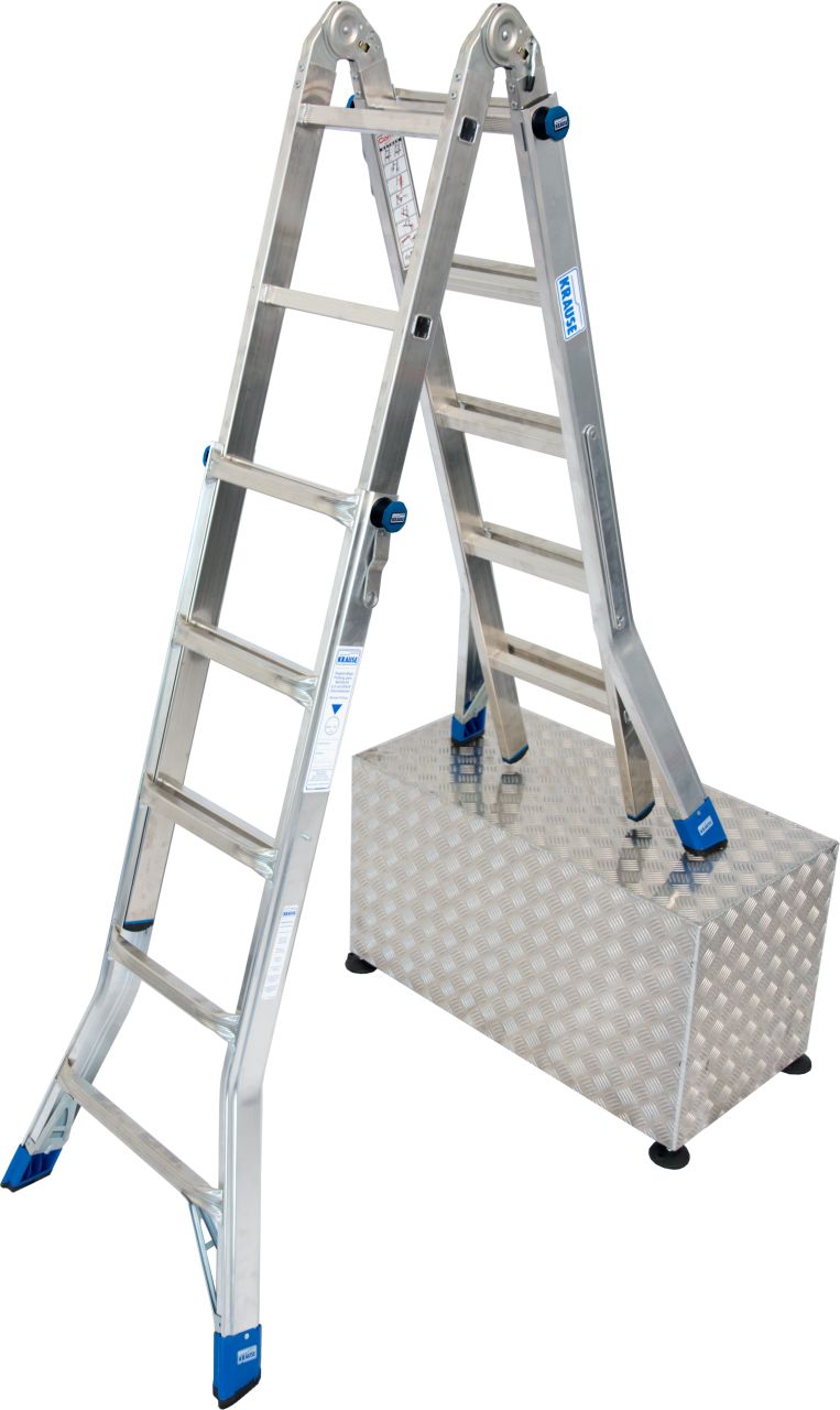 Stabilo Sprossen-Gelenk-Teleskopleiter 4 x 5 Sprossen Stabilo Sprossen-Gelenk-Teleskopleiter 4 x 5 Sprossen