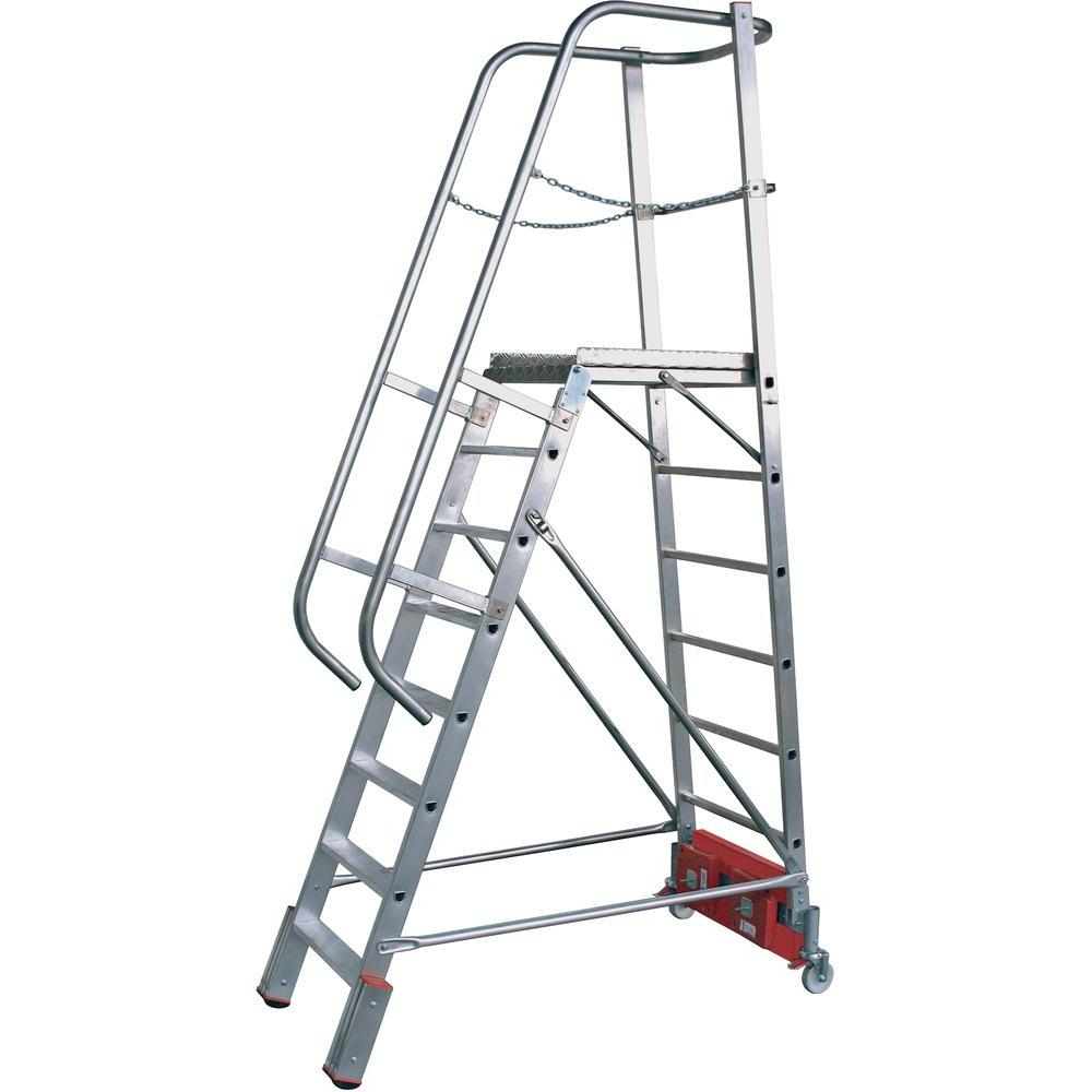 Podestleiter Vario kompakt 5 Stufen