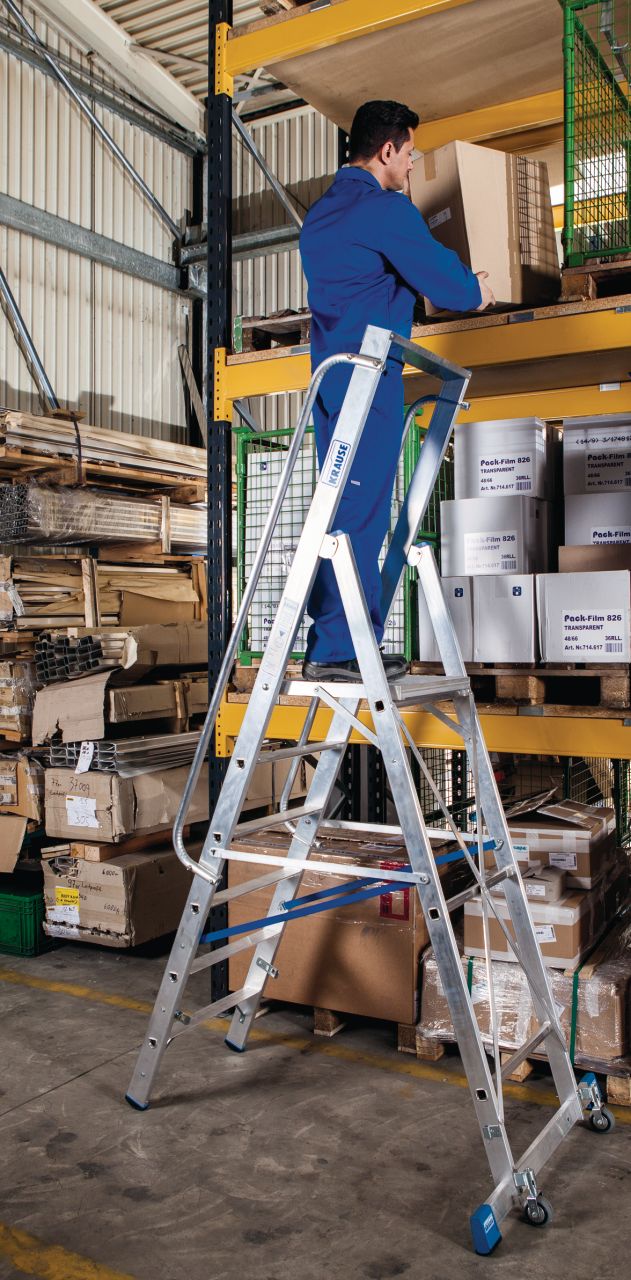 STABILO Stufen-Stehleiter mit großer Standplattform 6 Stufen STABILO Stufen-Stehleiter mit großer Standplattform 6 Stufen
