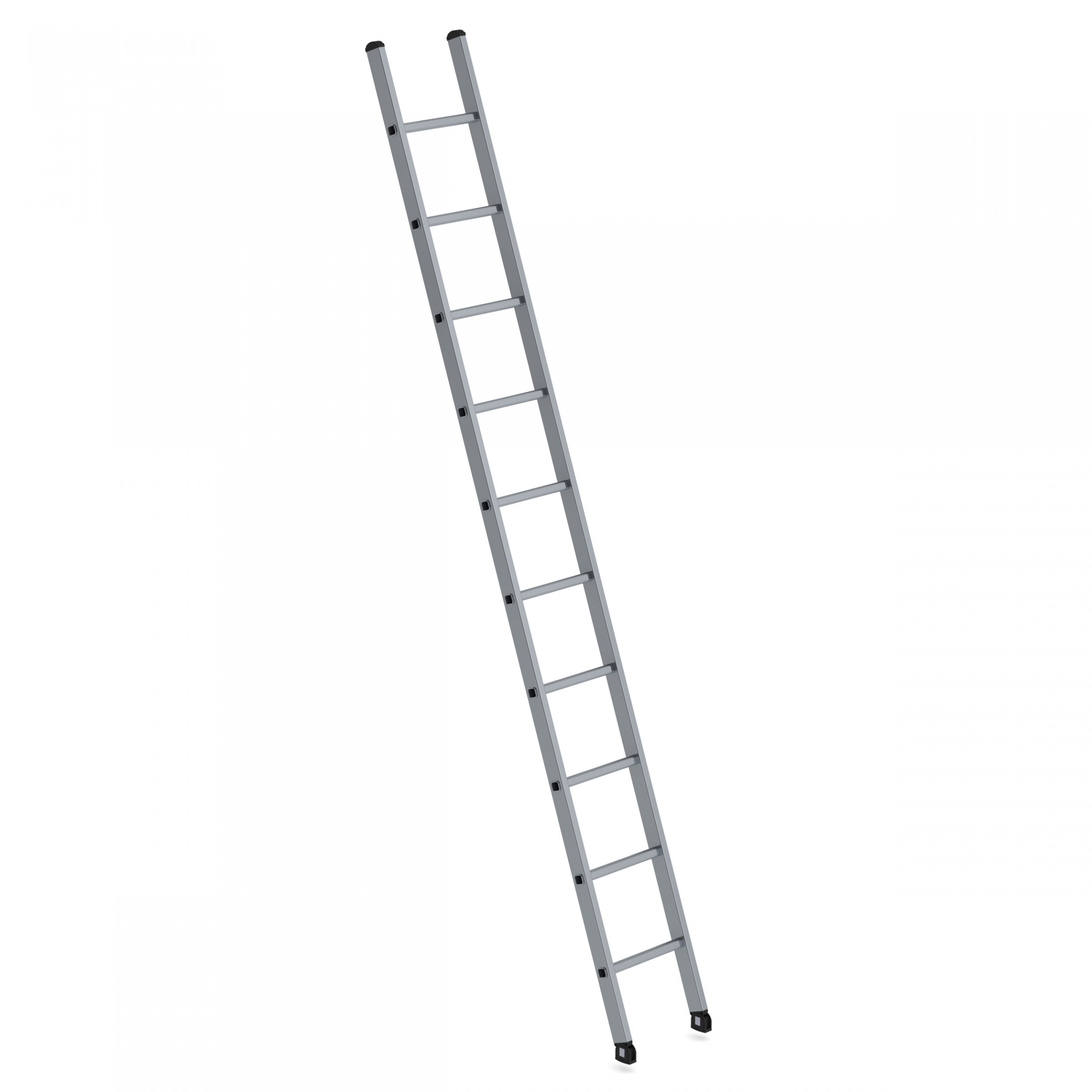 Sprossen-Anlegeleiter, ohne Standardtraverse, 6 Sprossen Sprossen-Anlegeleiter, ohne Standardtraverse, 6 Sprossen