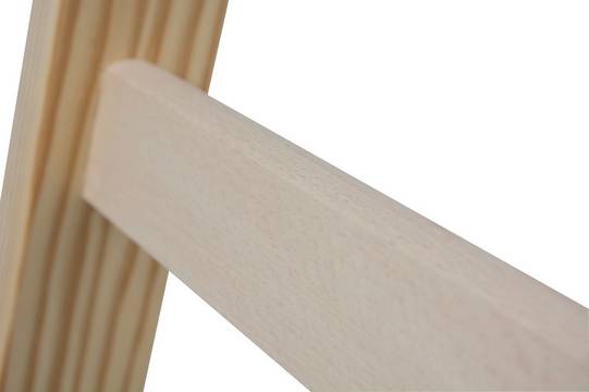 Stabilo Sprossen-Doppelleiter (Holz) 2x4 Sprossen